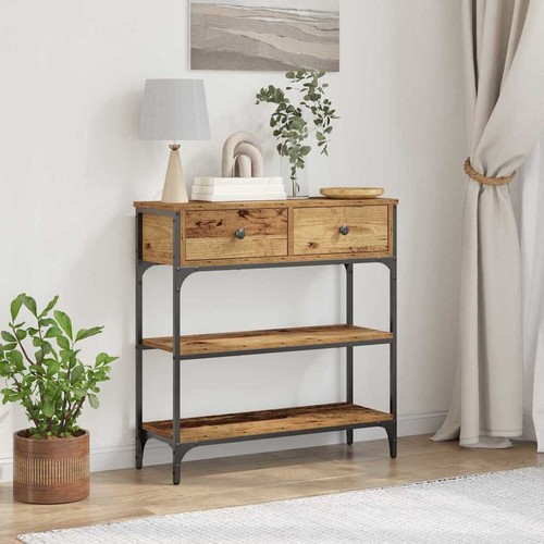 Konsolentisch altholz 72x25x75 - konsolentisch,