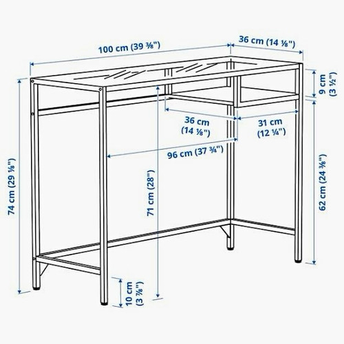 Ikea vittsjö laptoptisch - vittsjÖ, /